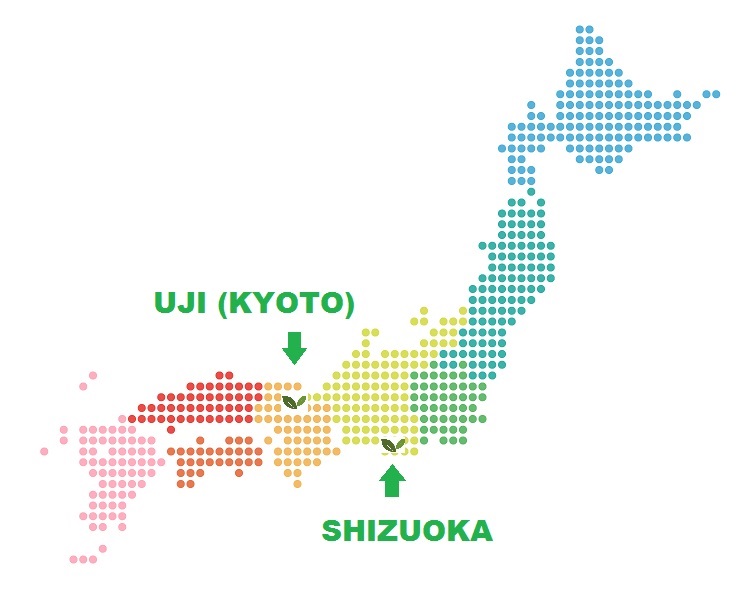 Japan Tea Map